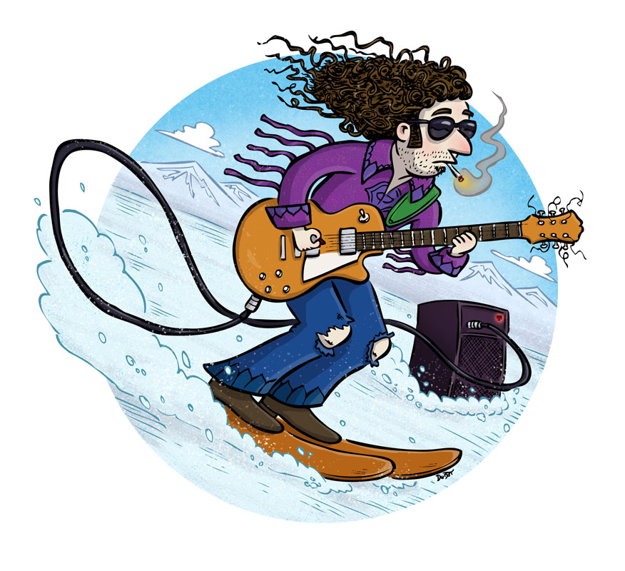 Mountain Music illustration by Scott DuBar