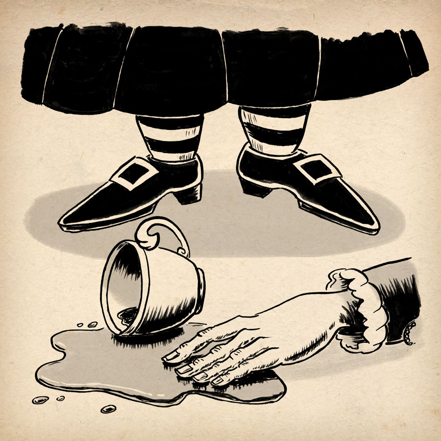 Poison | Inktober Day 1 by illustrator Scott DuBar